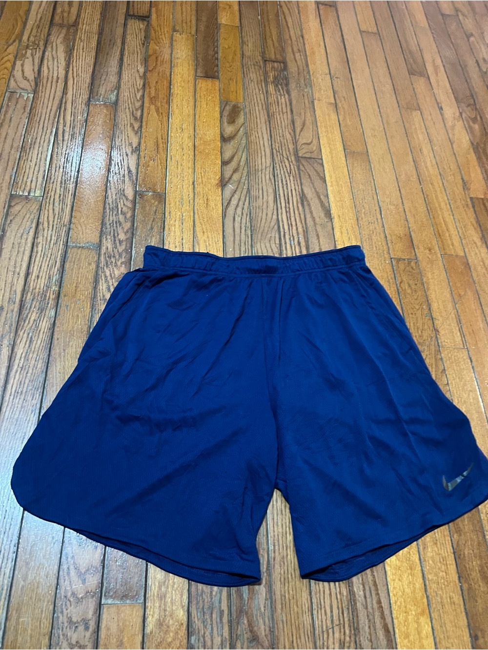 Nike Men's Dark Blue Athletic Training Shorts